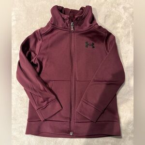 Under Armour Burgundy Zip-Up Jacket